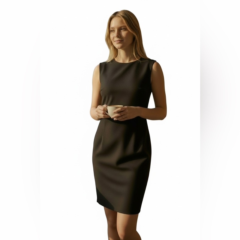 Danny & Nicole Black Sheath Dress – Women’s Size 8